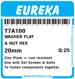 T7A100 - Washer & Hex Nut -T7A100_Label_T